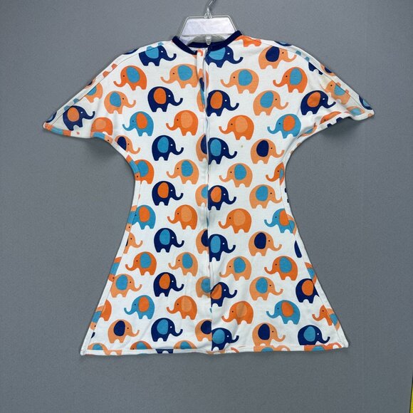 Sleeping Baby Zipadee Zip Transition Swaddle M 6-12 Months Elephant Print - Picture 2 of 16